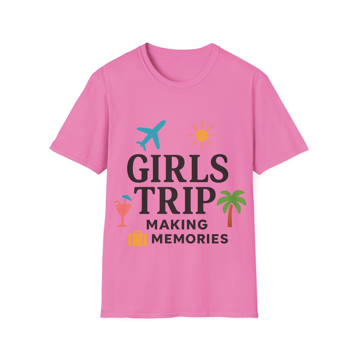 Girls Trip Making Memories T-Shirt | Unisex Vacation Tee | Perfect for Group Travel, Bachelorette Parties, Summer Adventures