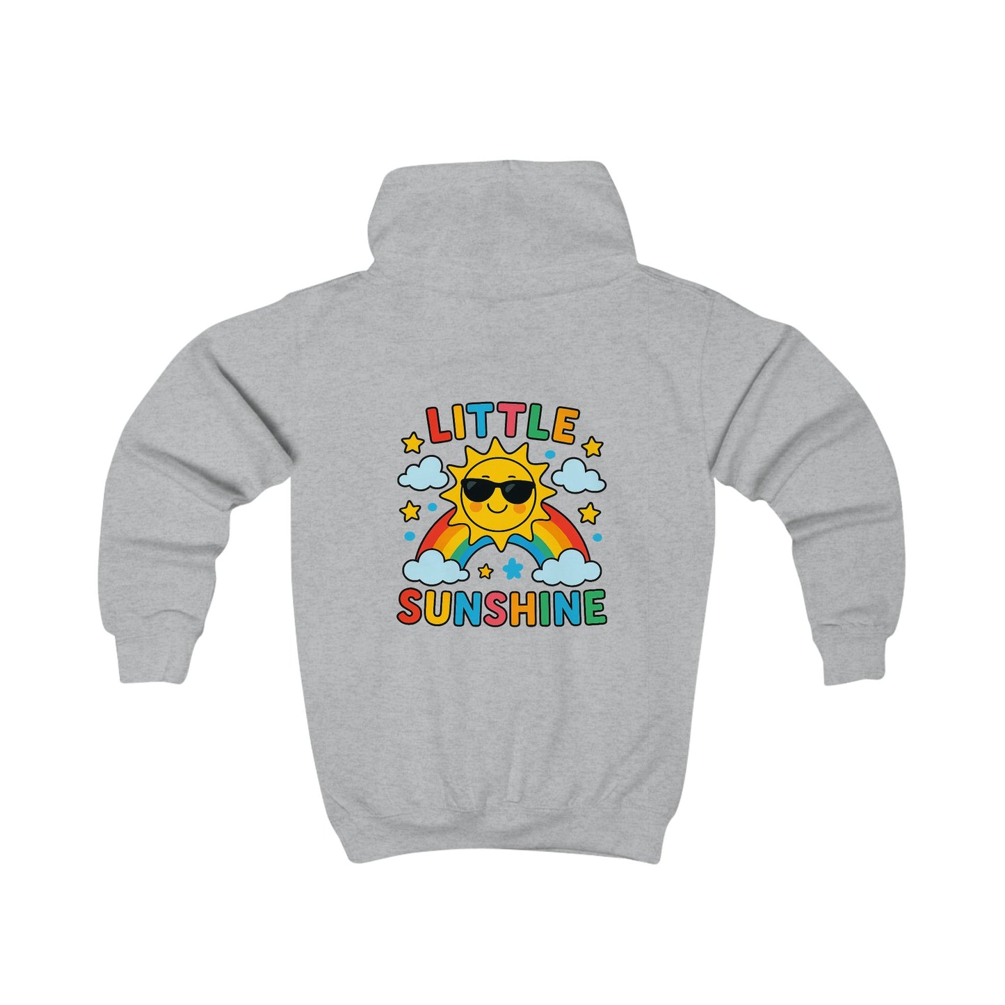 Colorful Kids Hoodie - ‘Little Sunshine’ - Fun Spring Apparel, Perfect for Gifts, Birthdays, Family Outings, and Playdates