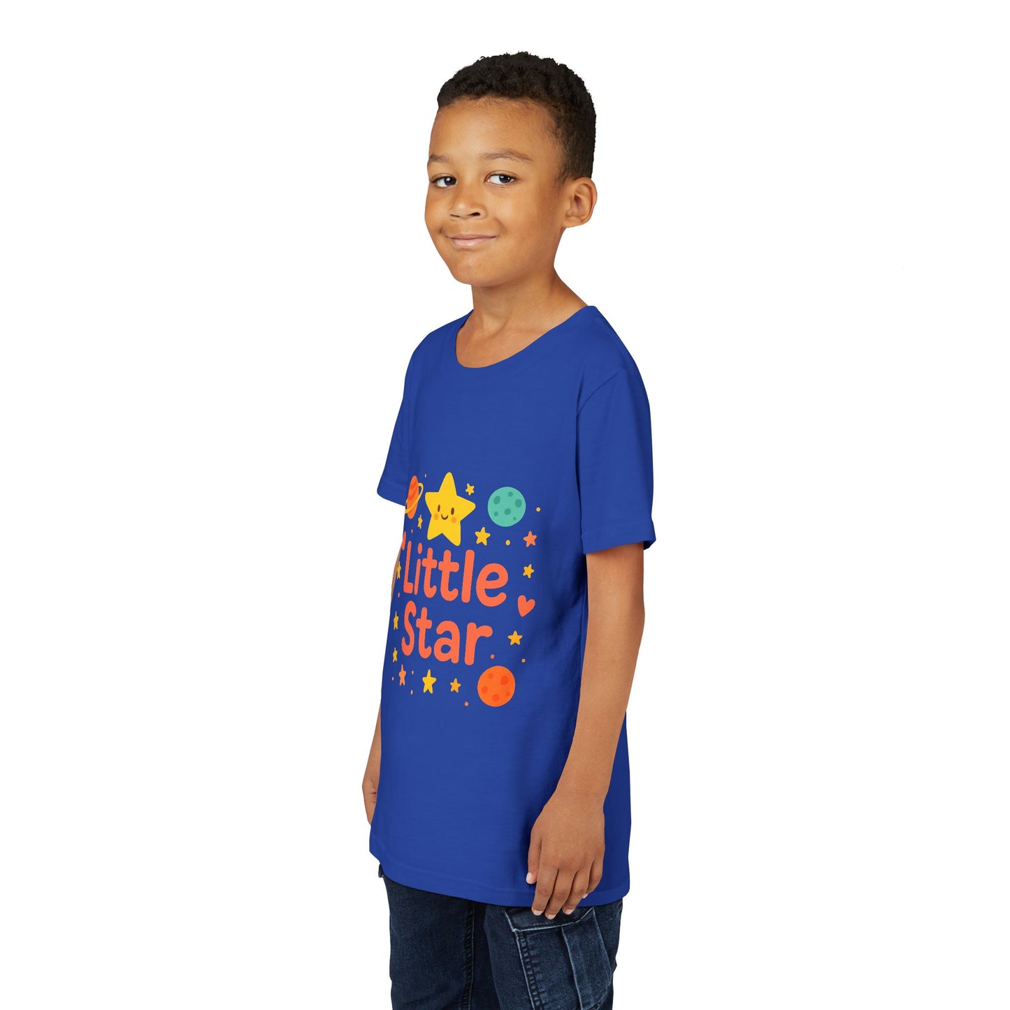 Youth Galaxy Tee - Little Star T-Shirt, Cosmic T-Shirt, Kids Space Shirt, Birthday Gift, Children's Apparel