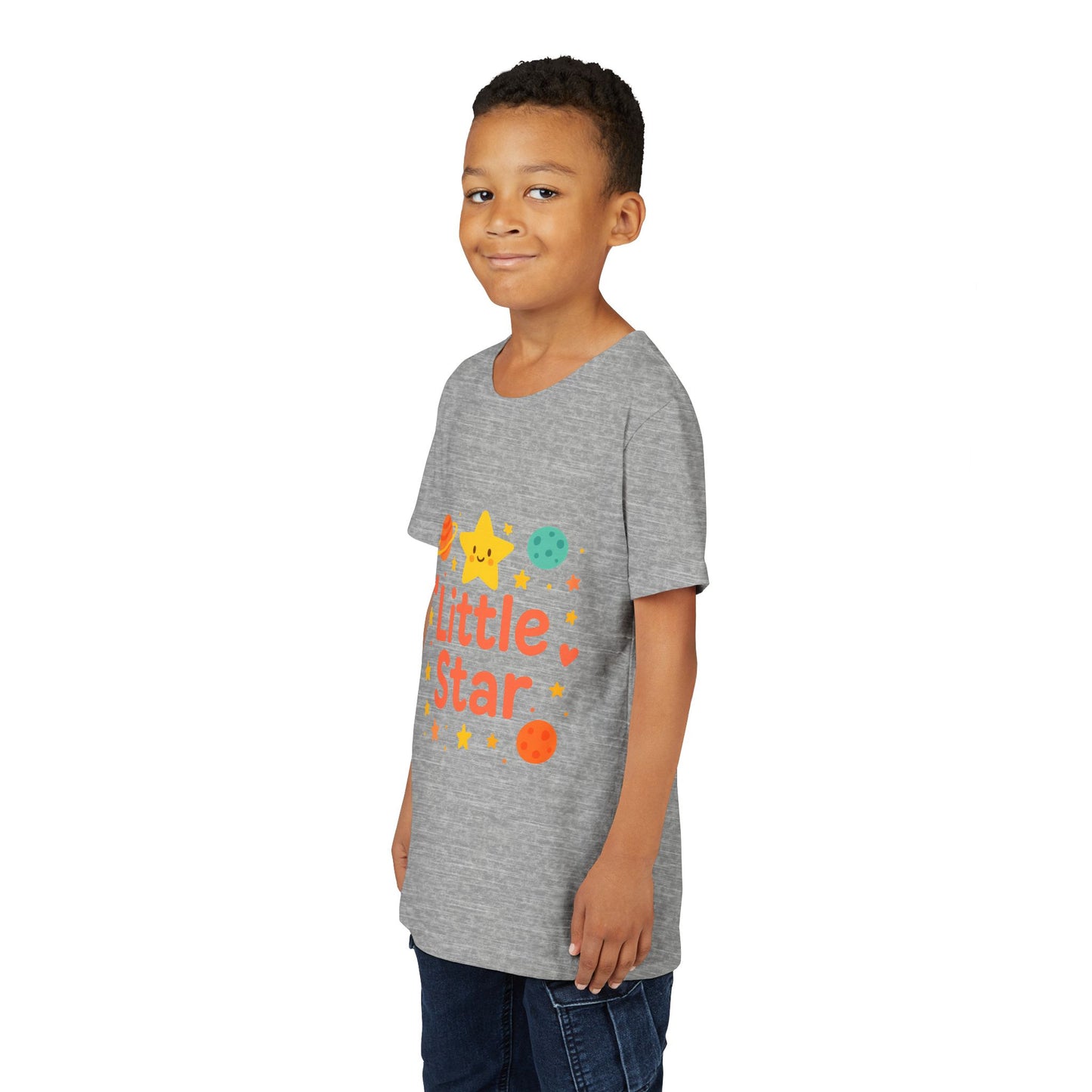 Youth Galaxy Tee - Little Star T-Shirt, Cosmic T-Shirt, Kids Space Shirt, Birthday Gift, Children's Apparel