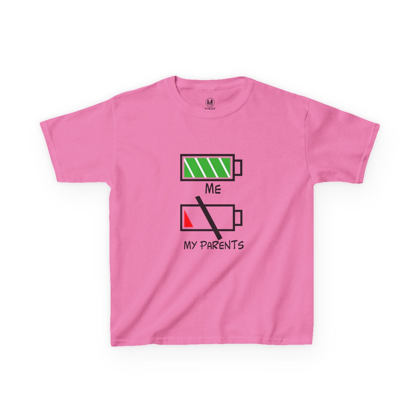 Recharge Your Kids' Energy Tee, Fun Kids Shirt, Battery Graphic Tee, Cute Gift for Boys and Girls, Cool Kids Apparel