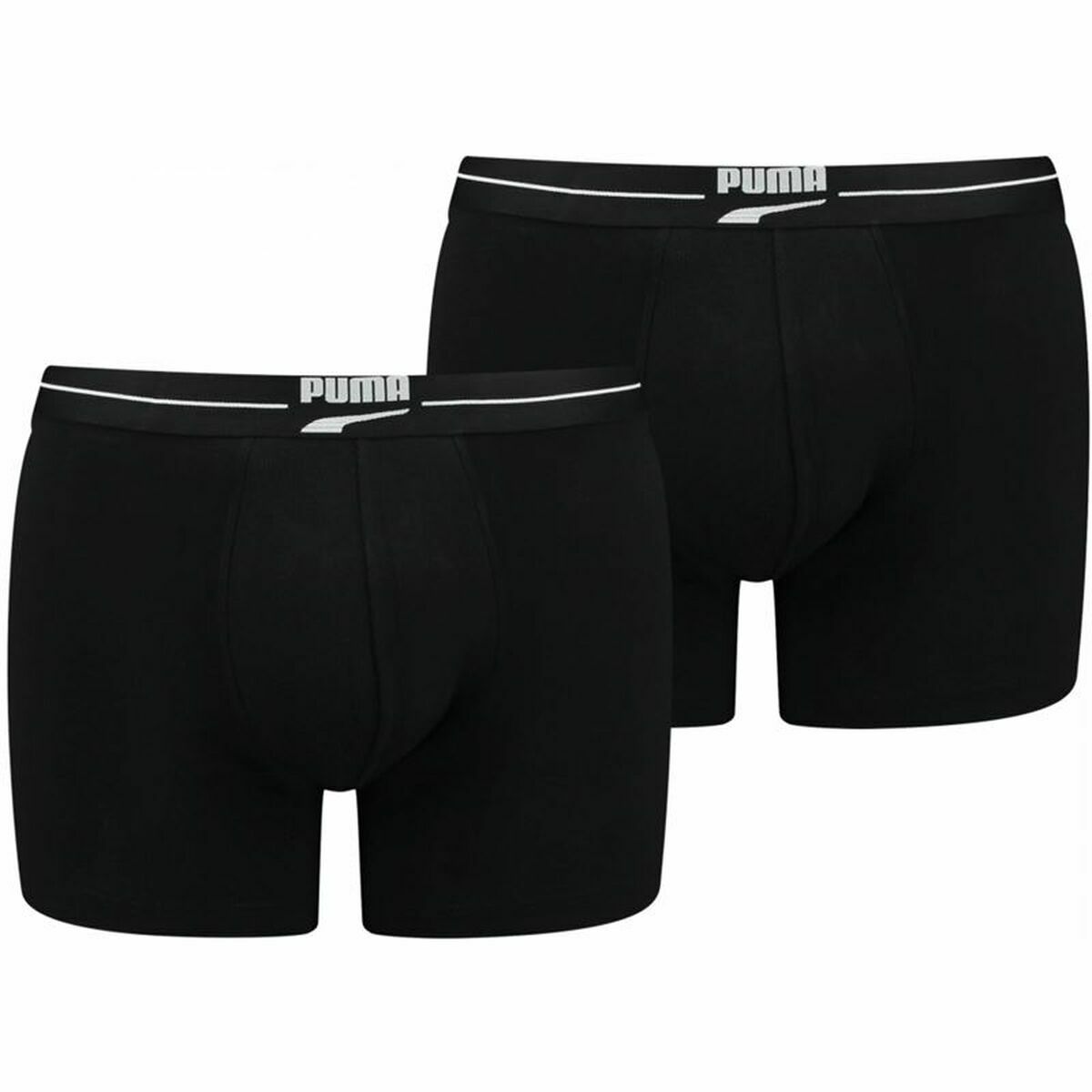 Puma Men's Boxer Shorts Puma Gentle Retro 2 Units Black