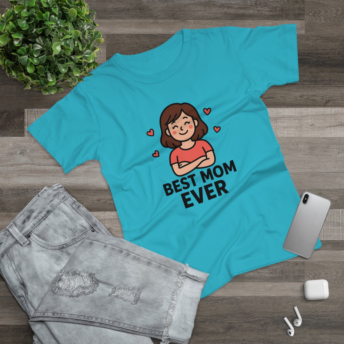 Best Mom Ever T-Shirt, Mother's Day Gift, Women's Casual Tee, Family Reunion Shirt, Cute Mom Apparel, Gift for Her
