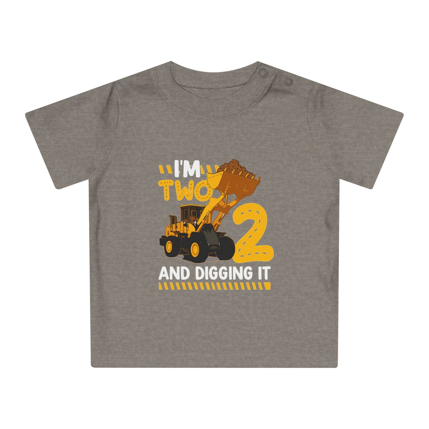 Construction Themed Baby T-Shirt – Perfect for Birthdays, Playtime, Gifts, Cute Outfit, Toddler Apparel