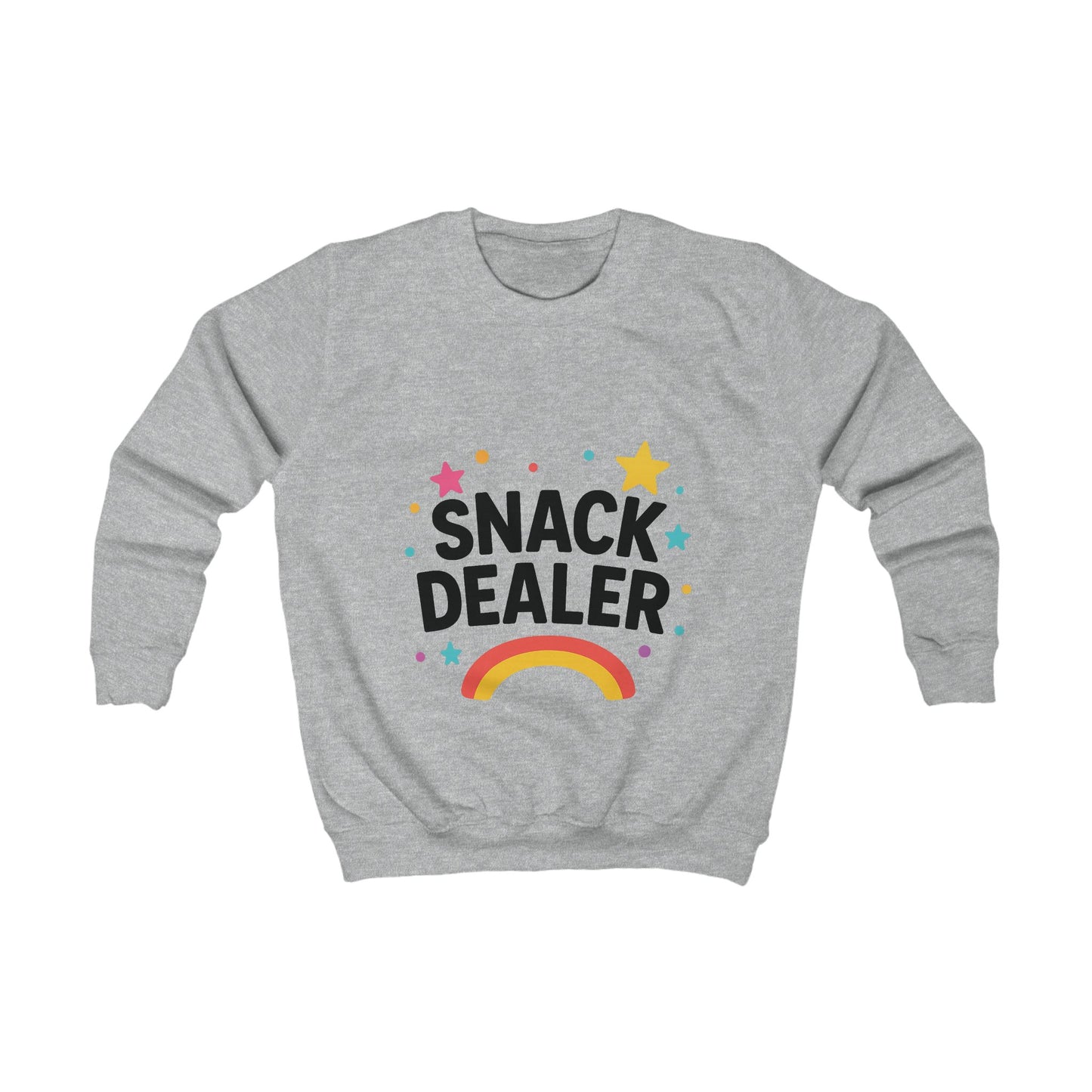 Kids Sweatshirt: Snack Dealer, Fun Gift for Kids, Cozy Casual Wear, Colorful Kids Apparel, Cute & Playful Sweatshirt