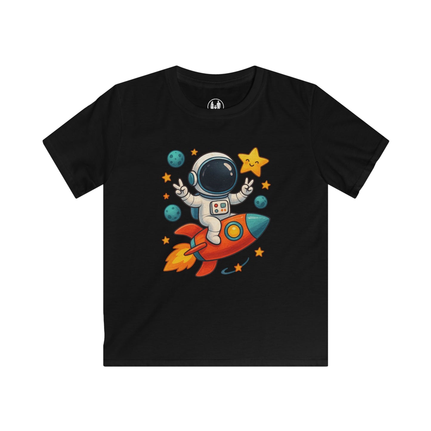 Kids Astronaut Rocket Tee, Space Adventure Shirt, Children's Fun Outfit, Birthday Gift, Summer Playwear, Cosmic Themed Clothing