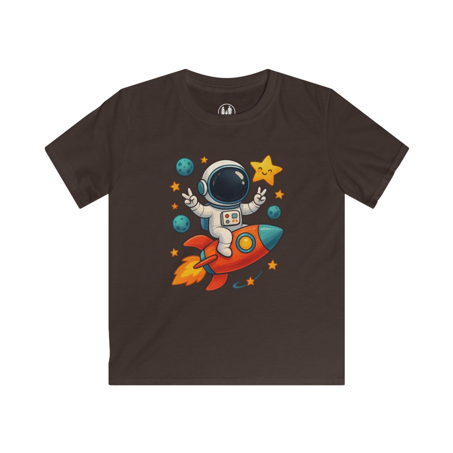 Kids Astronaut Rocket Tee, Space Adventure Shirt, Children's Fun Outfit, Birthday Gift, Summer Playwear, Cosmic Themed Clothing