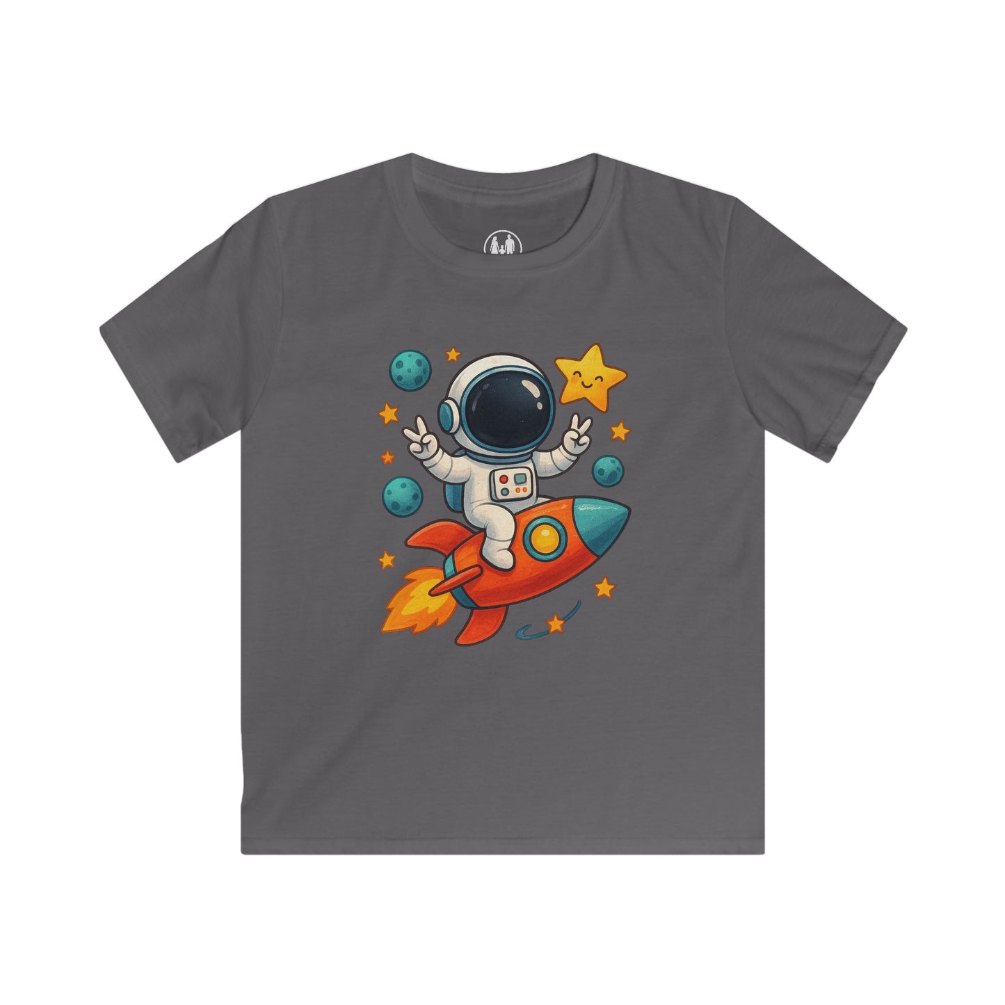 Kids Astronaut Rocket Tee, Space Adventure Shirt, Children's Fun Outfit, Birthday Gift, Summer Playwear, Cosmic Themed Clothing