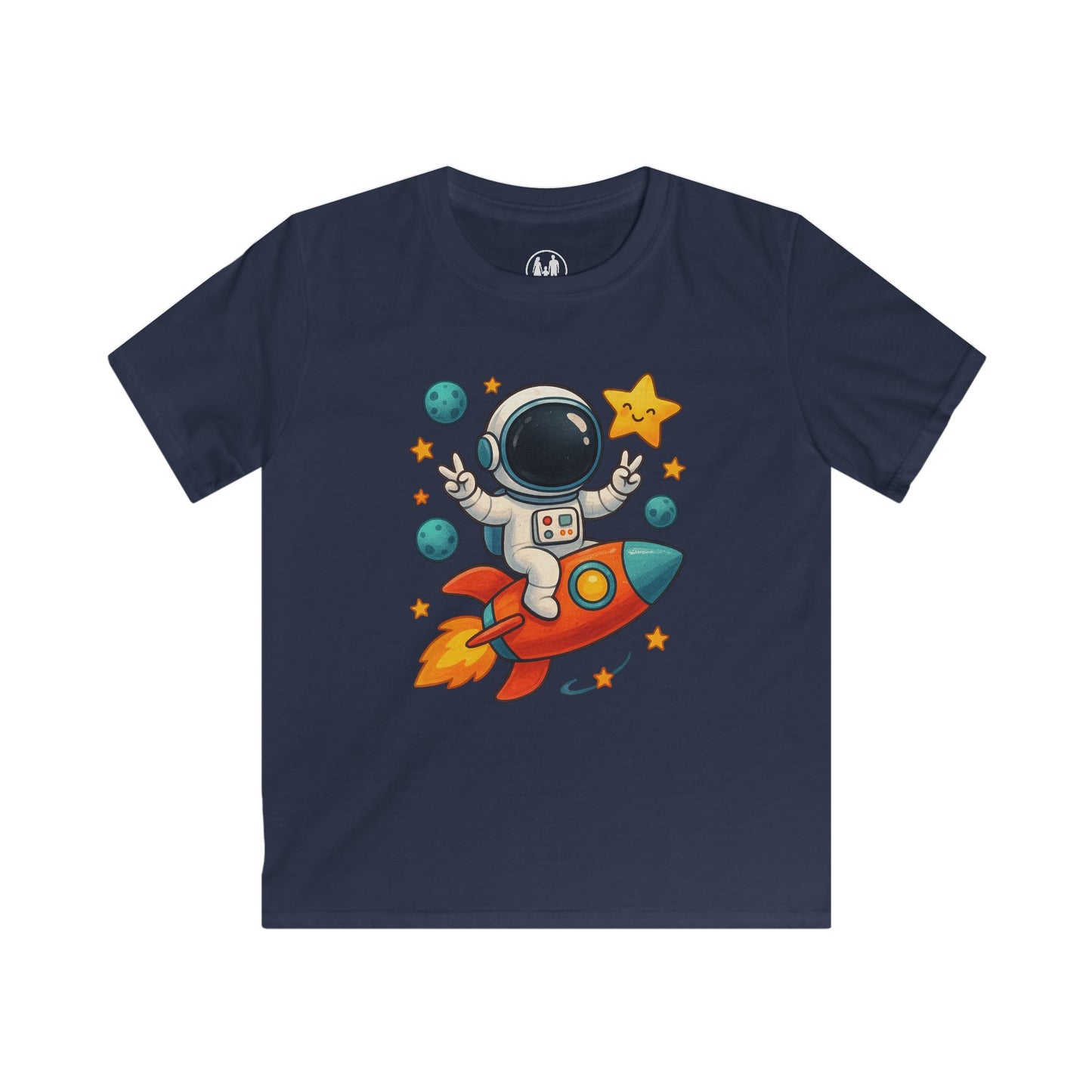 Kids Astronaut Rocket Tee, Space Adventure Shirt, Children's Fun Outfit, Birthday Gift, Summer Playwear, Cosmic Themed Clothing