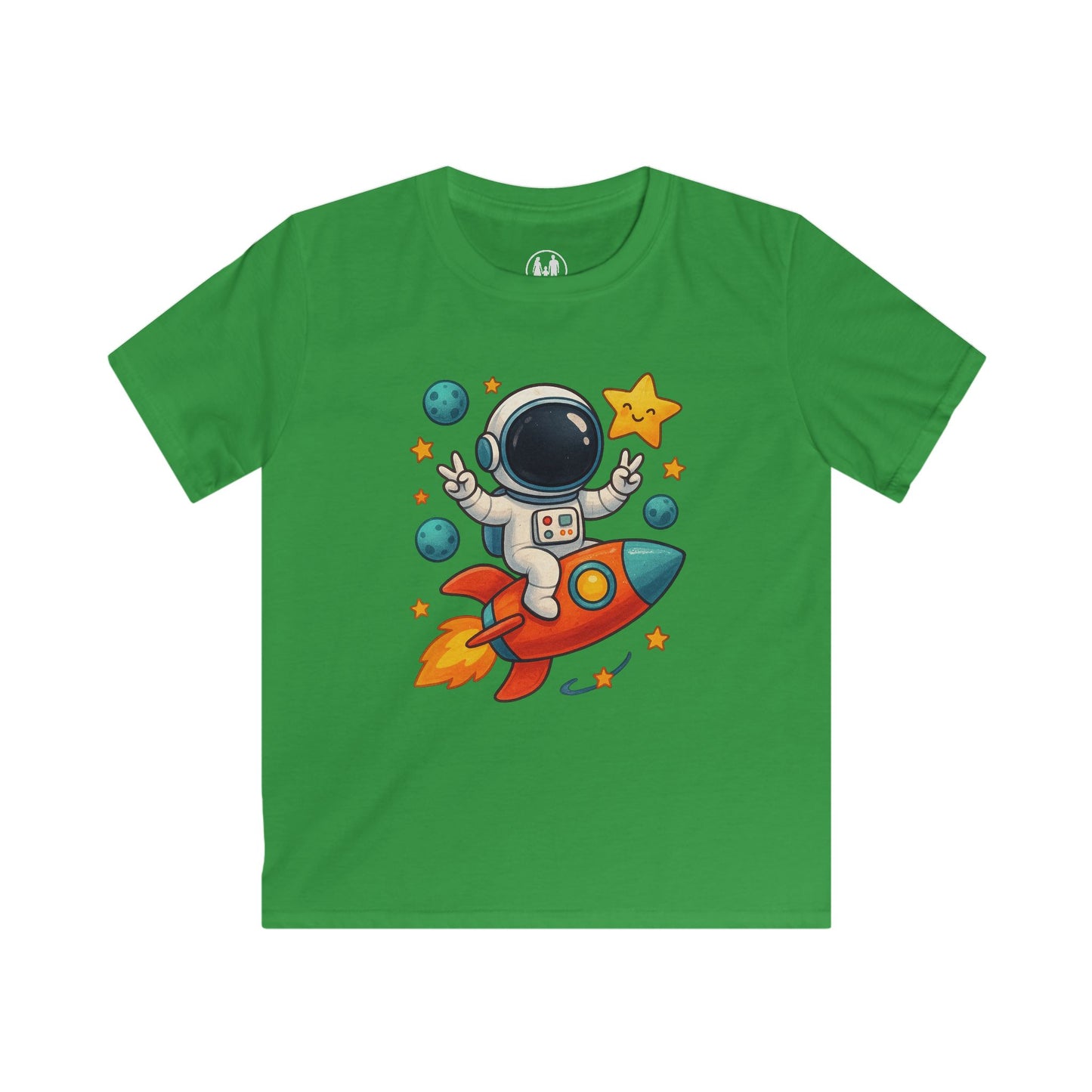 Kids Astronaut Rocket Tee, Space Adventure Shirt, Children's Fun Outfit, Birthday Gift, Summer Playwear, Cosmic Themed Clothing