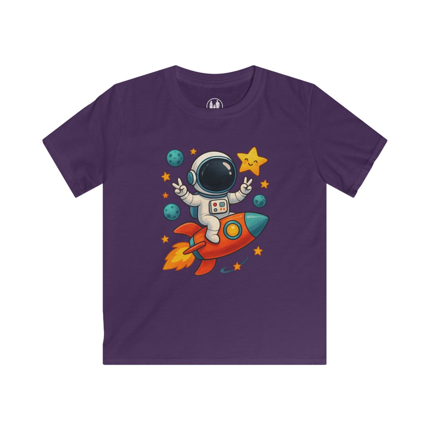 Kids Astronaut Rocket Tee, Space Adventure Shirt, Children's Fun Outfit, Birthday Gift, Summer Playwear, Cosmic Themed Clothing