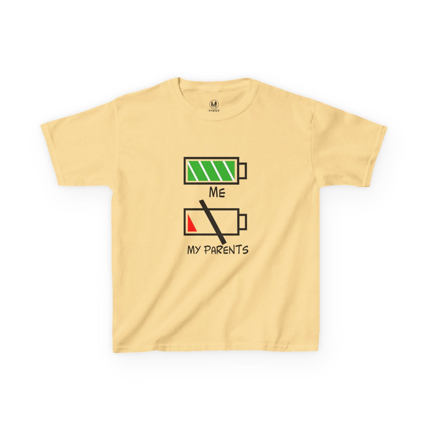 Recharge Your Kids' Energy Tee, Fun Kids Shirt, Battery Graphic Tee, Cute Gift for Boys and Girls, Cool Kids Apparel