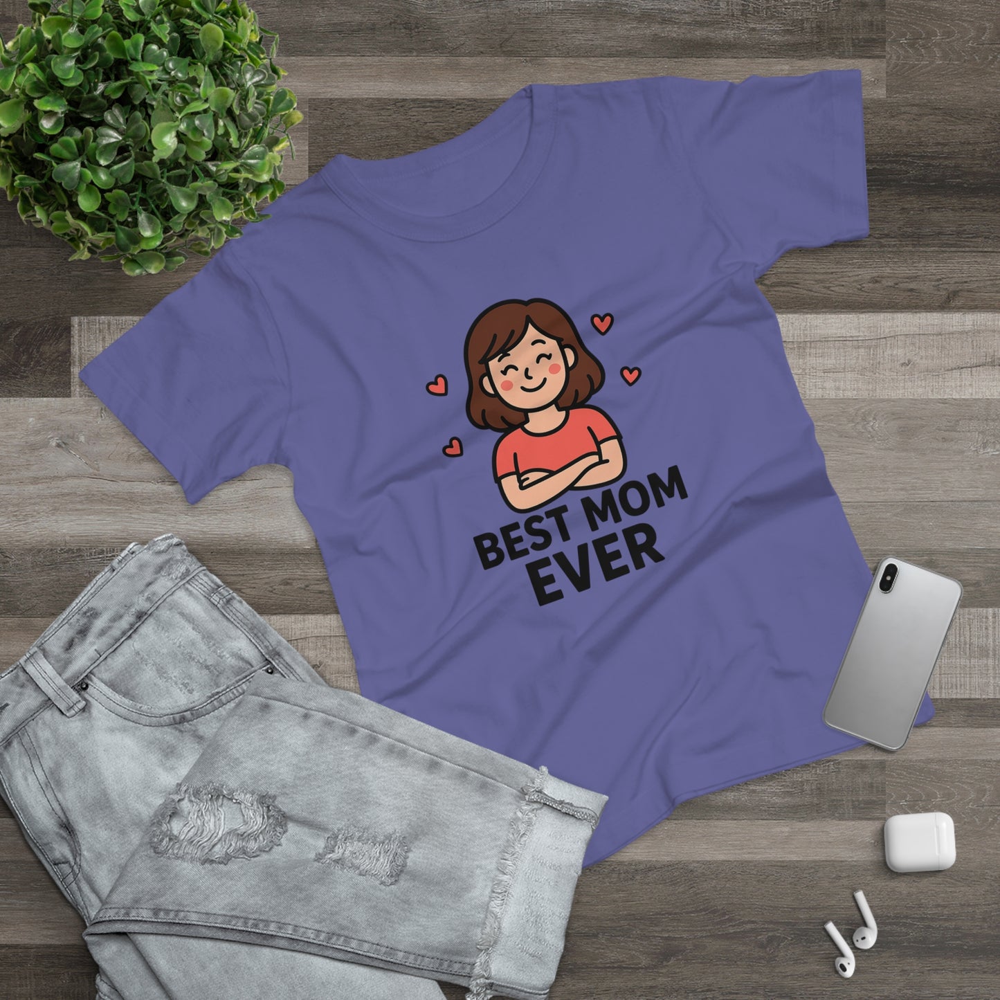 Best Mom Ever T-Shirt, Mother's Day Gift, Women's Casual Tee, Family Reunion Shirt, Cute Mom Apparel, Gift for Her