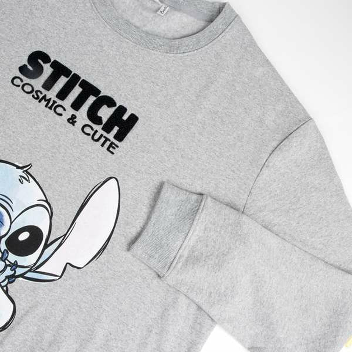 Stitch Women’s Sweatshirt Without Hood Stitch Grey