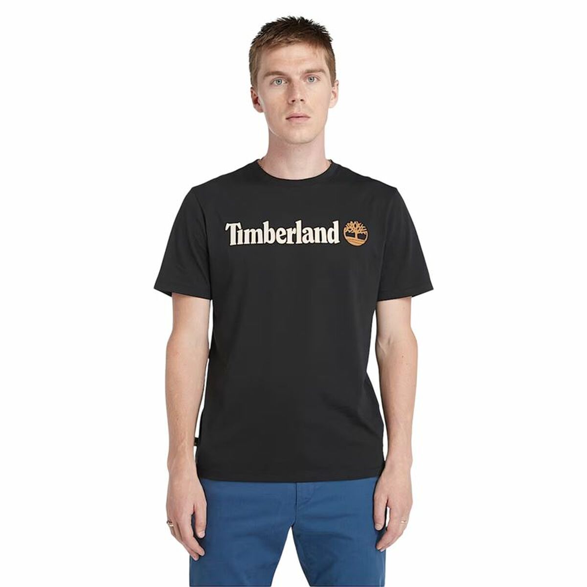 Timberland Men’s Short Sleeve T-Shirt Timberland Kennebec River Black
