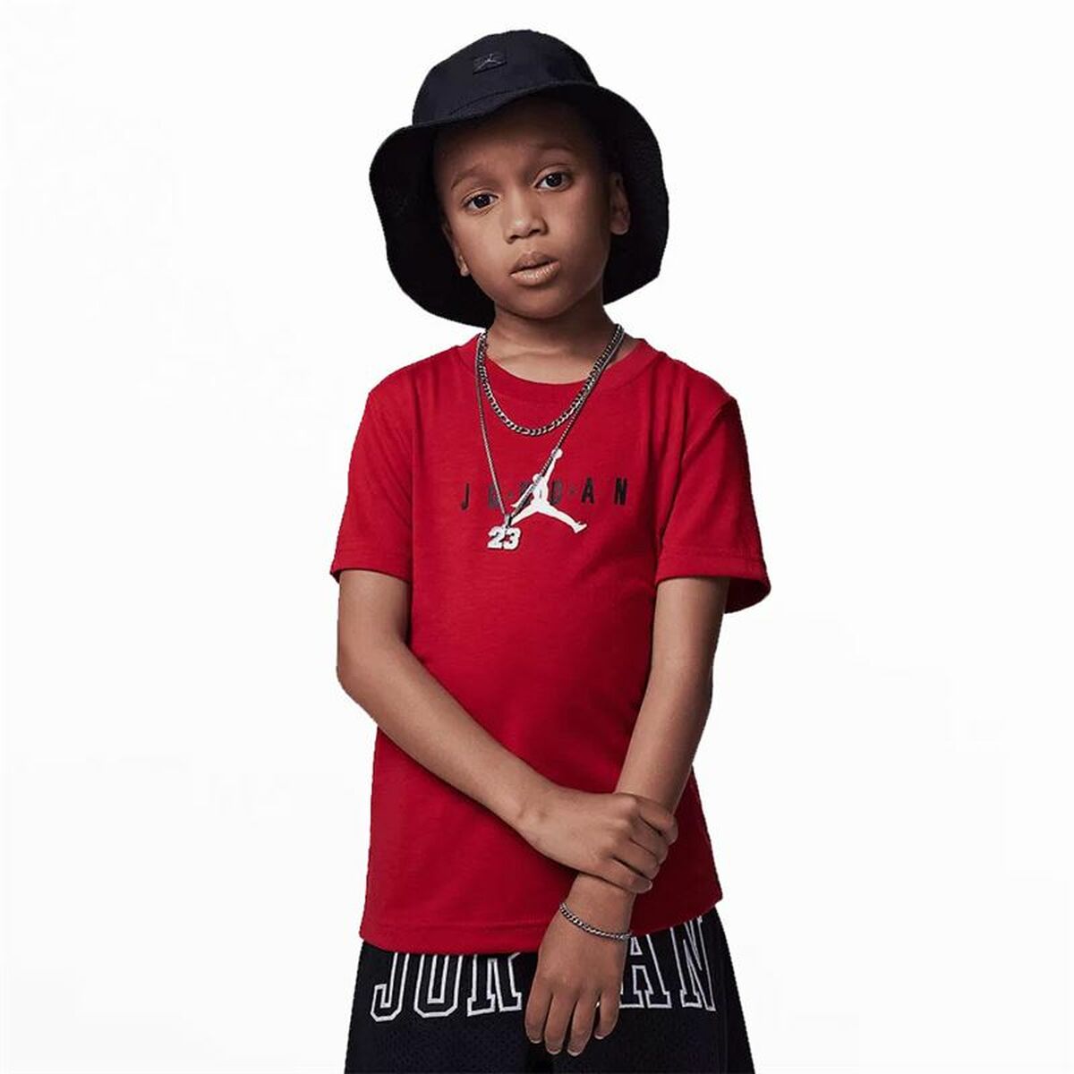 Jordan Child's Short Sleeve T-Shirt Jordan Jumpman Graphic Red