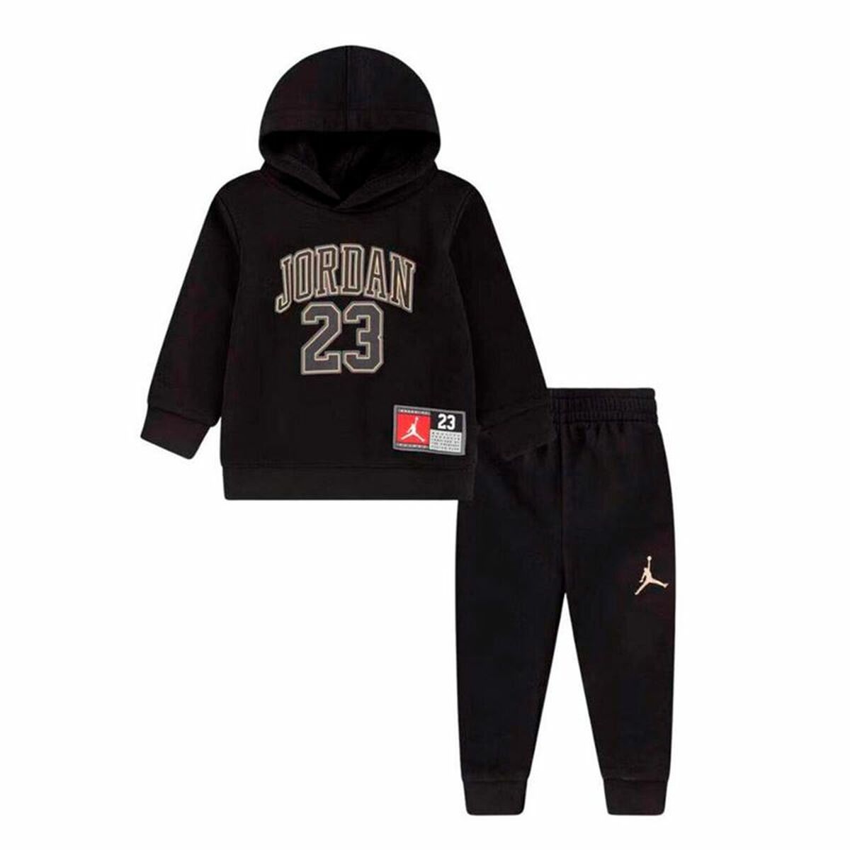 Jordan Children's Sports Outfit Jordan Pack Po Set Black 2 Pieces