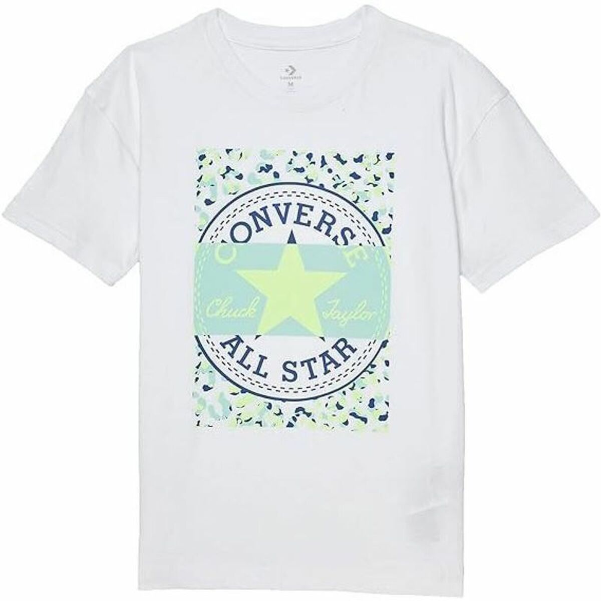 Converse Child's Short Sleeve T-Shirt Converse Boyfriend Graphicrt White