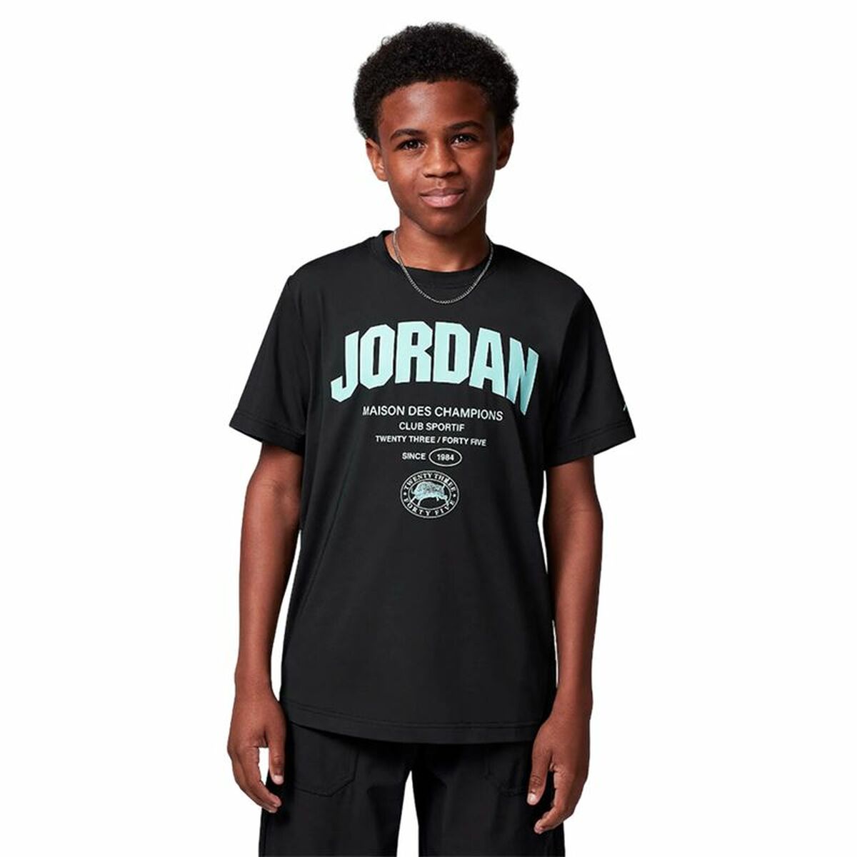 Jordan Child's Short Sleeve T-Shirt Jordan Jdb Des Champions
