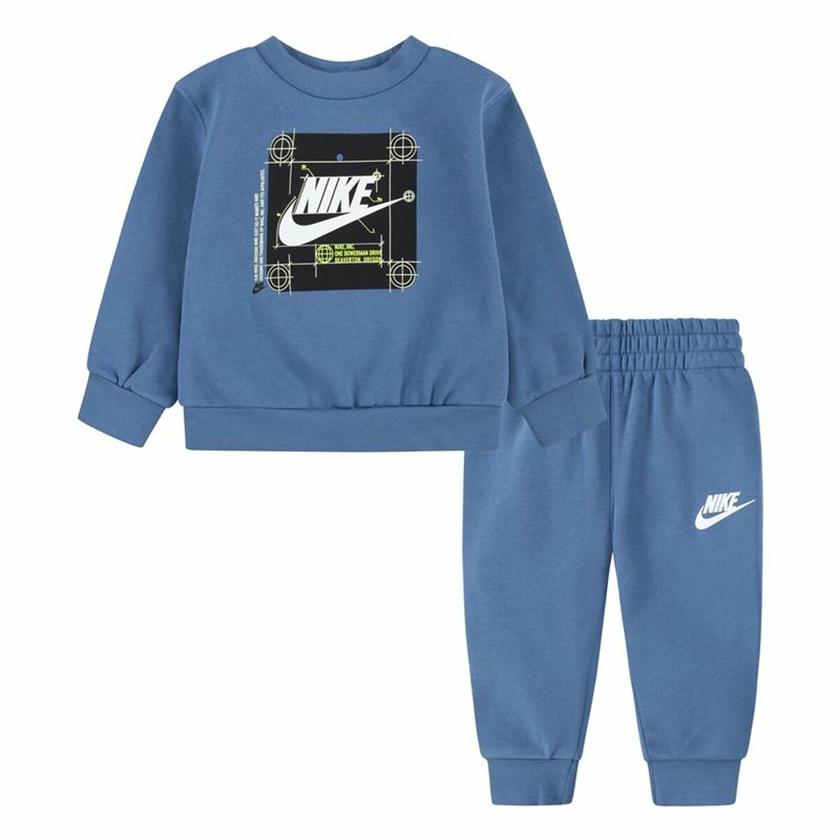 Nike Children's Sports Outfit Nike Nsw Future Utility Crew Blue