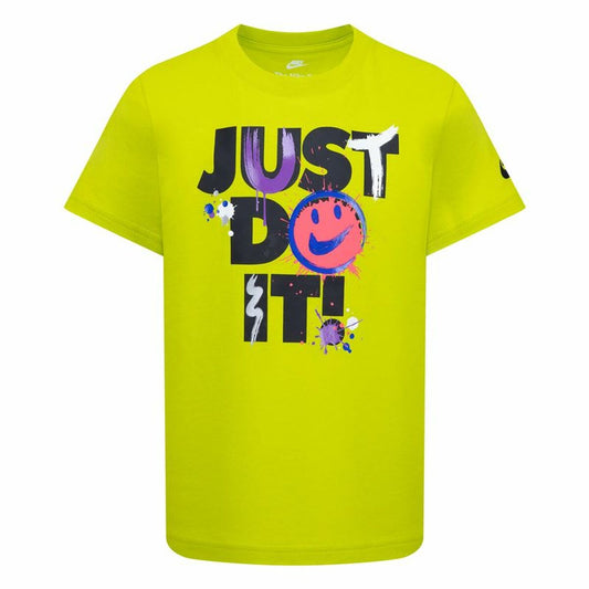 Nike Child's Short Sleeve T-Shirt Nike Nkb Express Yourself Jdi Ss Yellow
