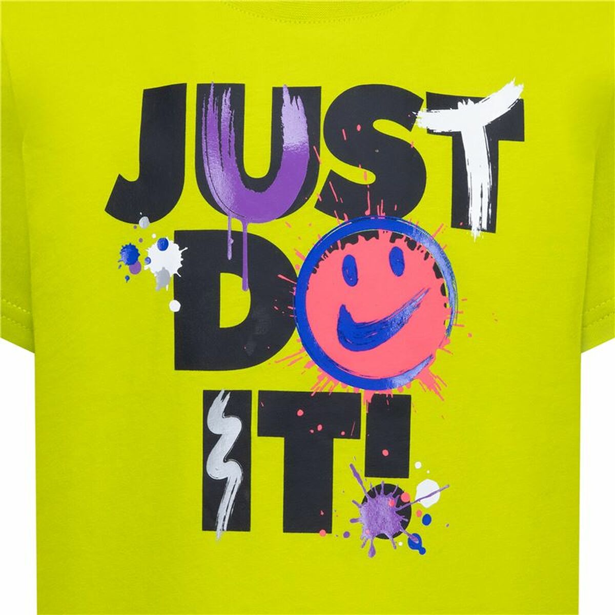 Nike Child's Short Sleeve T-Shirt Nike Nkb Express Yourself Jdi Ss Yellow