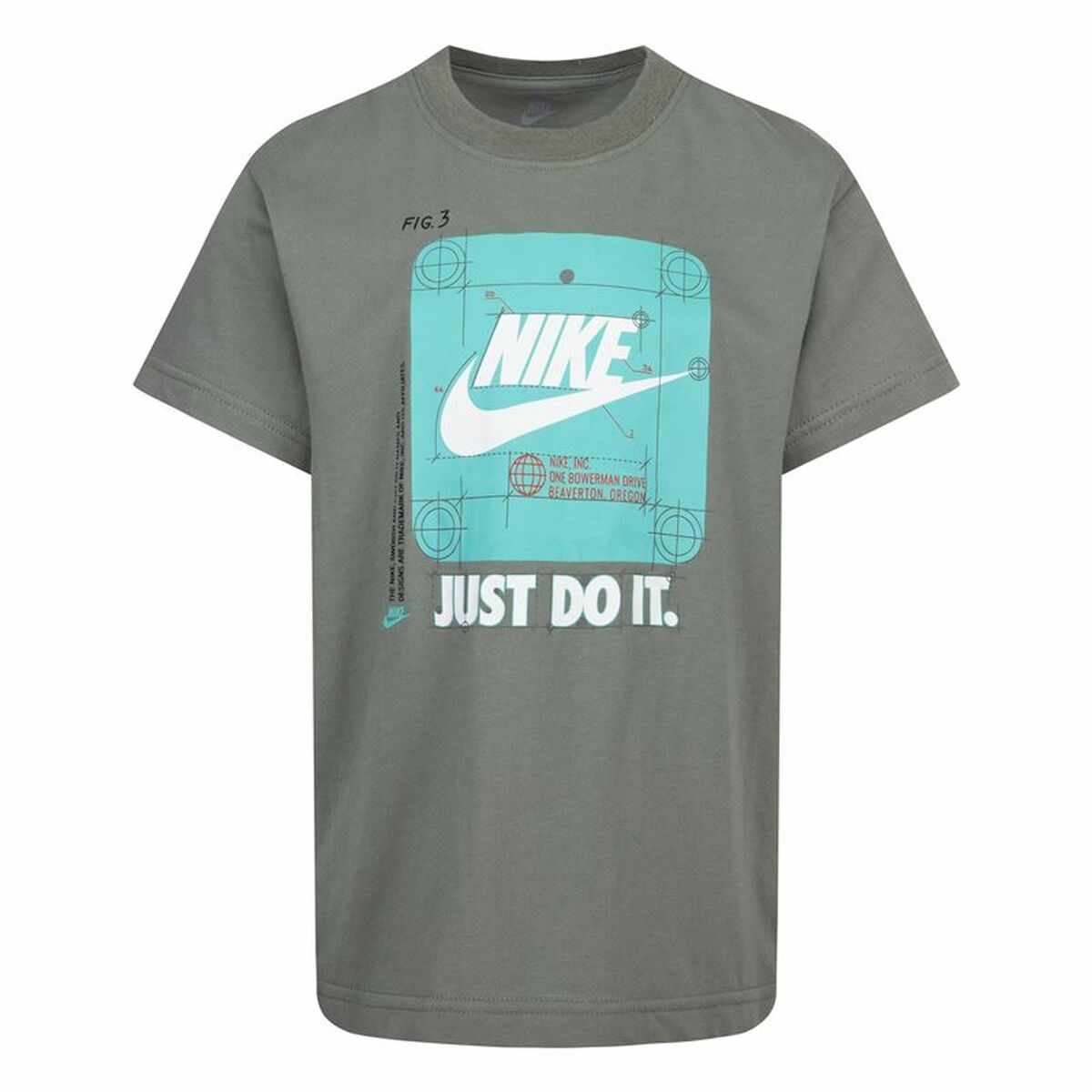 Nike Child's Short Sleeve T-Shirt Nike Future Utility Ss Dark Grey