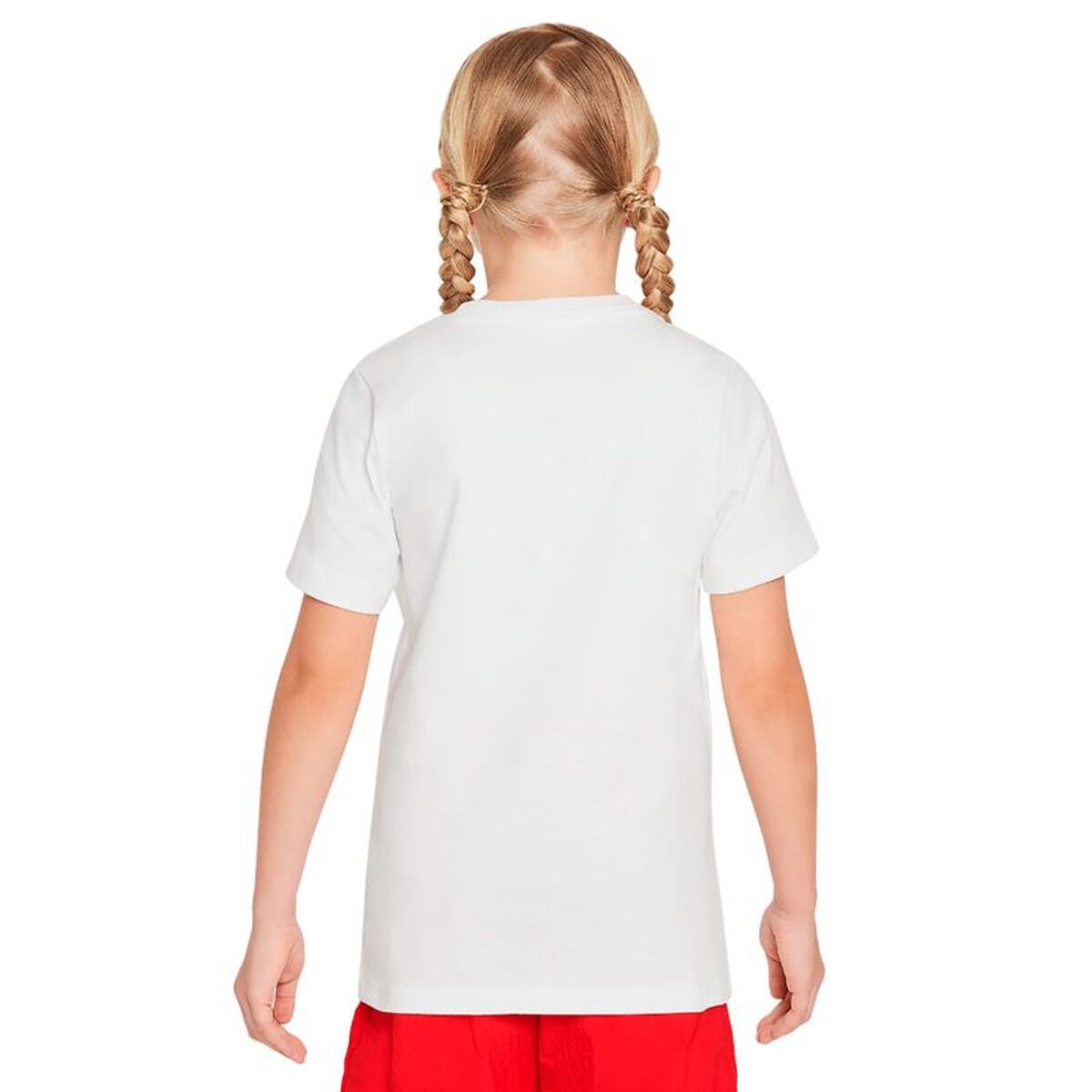 Nike Child's Short Sleeve T-Shirt Nike Sportswear Big White