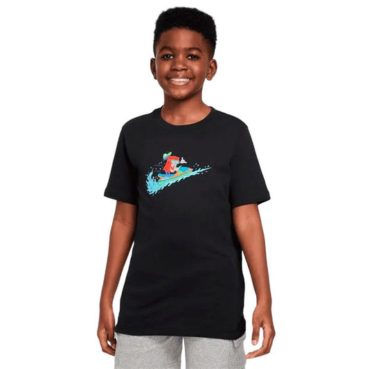 Nike Child's Short Sleeve T-Shirt Nike Sportswear Big Black