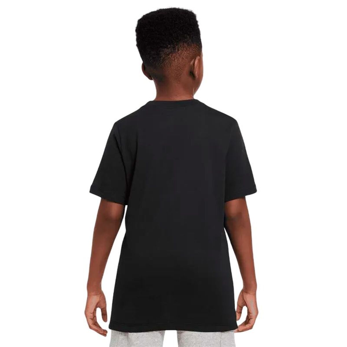 Nike Child's Short Sleeve T-Shirt Nike Sportswear Big Black