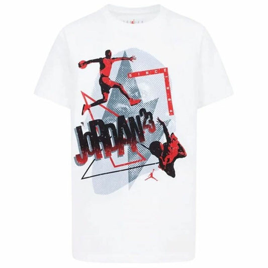 Jordan Child's Short Sleeve T-Shirt Jordan Jordan 3Peat Ss White