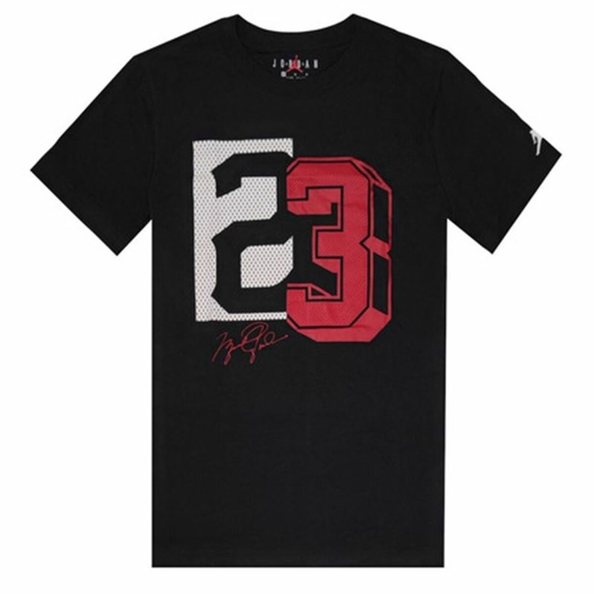 Jordan Child's Short Sleeve T-Shirt Jordan Jdb Jm 23 Mesh Ss Black