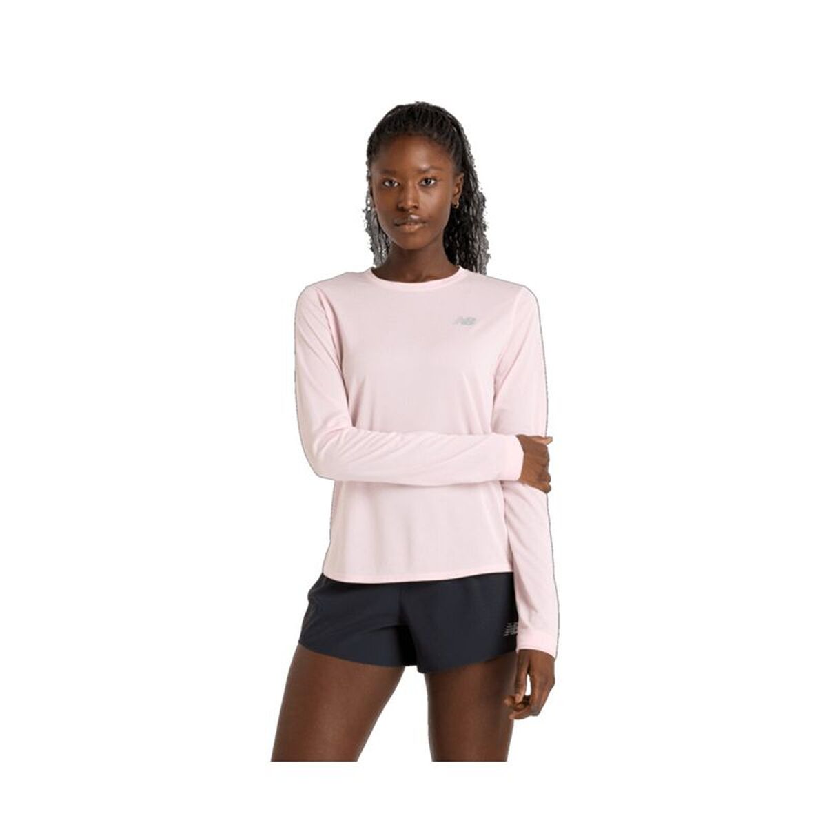 New Balance Women’s Sweatshirt Without Hood New Balance Athletics Beige