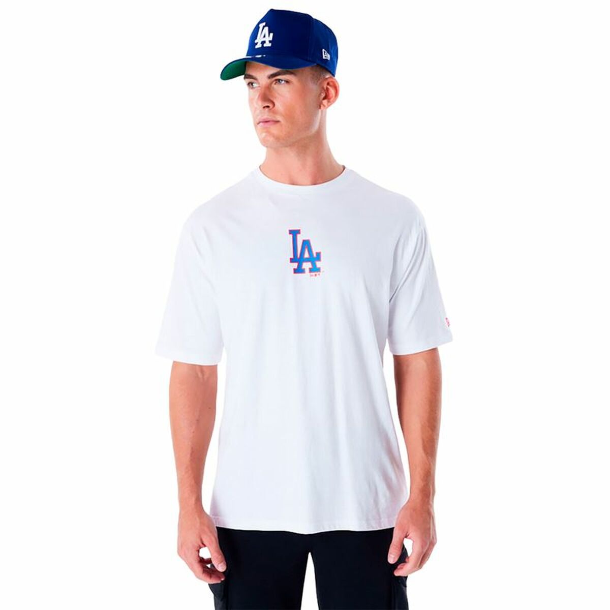 New Era Men’s Short Sleeve T-Shirt New Era Mlb World Series Os La Dodgers Hombre