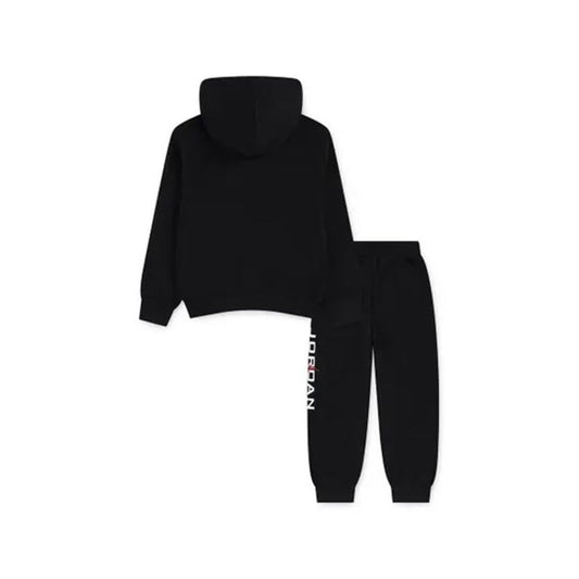 Jordan Children's Sports Outfit Jordan Mj Stretch Hbr Flc Set Black 2 Pieces