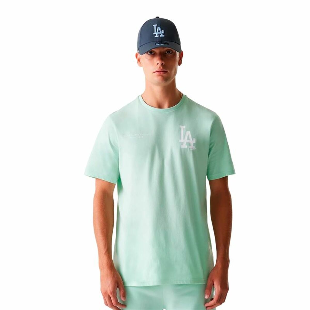 New Era Men’s Short Sleeve T-Shirt New Era Mlb Arch Grphc Reg Losdod Pmg Aquamarine