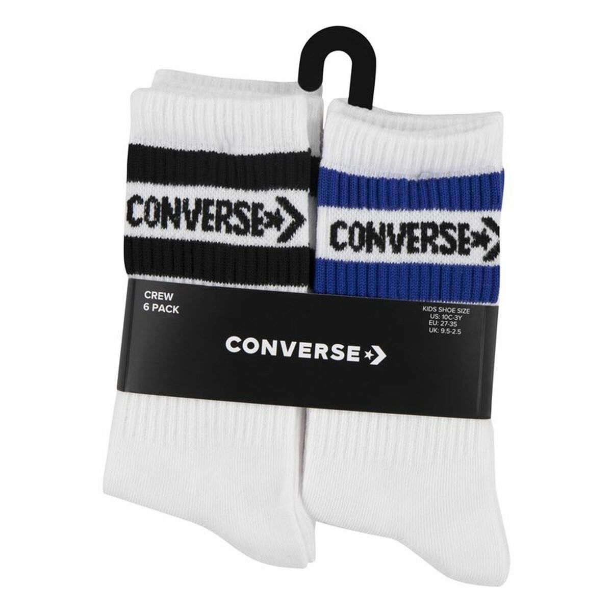 Converse Socks Converse Wordmark Crew White (5-7 Years)