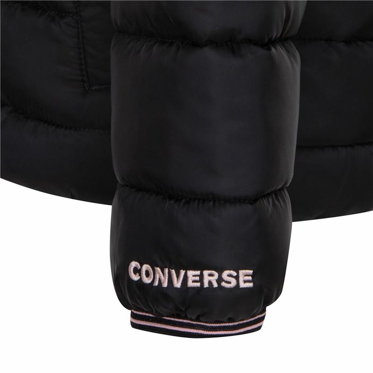 Converse Children's Jacket Converse Solid Mdwt Puffer Black