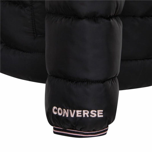 Converse Children's Jacket Converse Solid Mdwt Puffer Black
