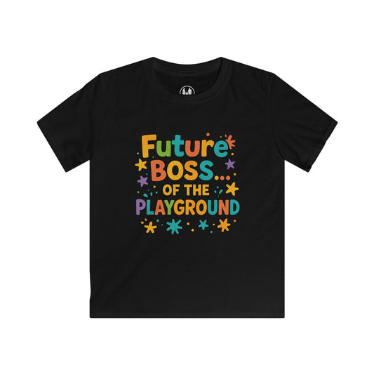 Future Boss of the Playground Kids Tee, Youth Graphic Shirt, Fun Kids T-Shirt, Playful Birthday Gift, Children's Apparel