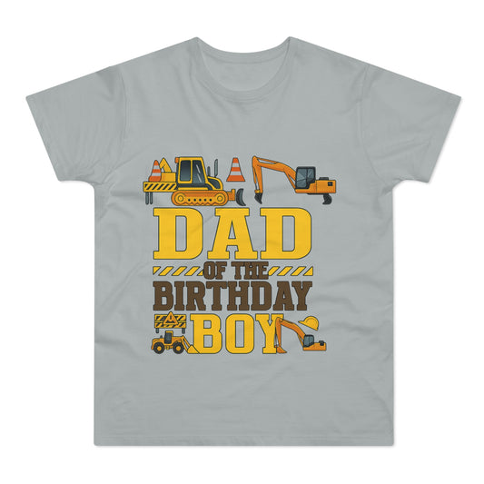 Dad of the Birthday Boy Construction T-Shirt, Birthday Gift, Dad T-Shirt, Father's Day Gift, Baby Shower Gift, Fun Dad Tee
