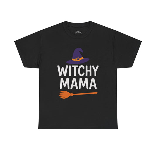 Witchy Mama Tee - Halloween Shirt, Unisex Graphic T-Shirt, Gift for Moms, Spooky Season Apparel, Witchy Aesthetic Top