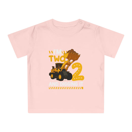 Construction Themed Baby T-Shirt – Perfect for Birthdays, Playtime, Gifts, Cute Outfit, Toddler Apparel