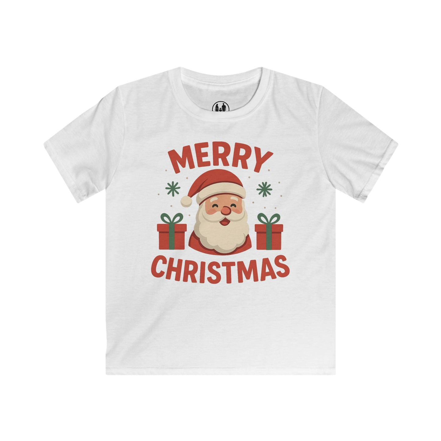 Kinder-T-Shirt „Frohe Weihnachten, Weihnachtsmann“