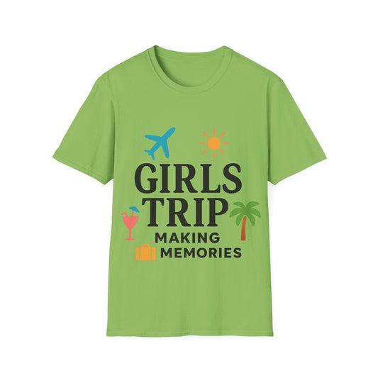 Girls Trip Making Memories T-Shirt | Unisex Vacation Tee | Perfect for Group Travel, Bachelorette Parties, Summer Adventures
