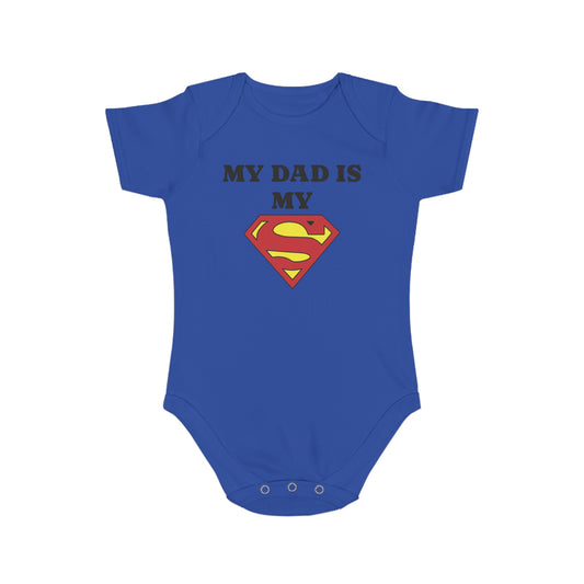 Super Dad Baby Bodysuit | Cute Baby Gift, Father's Day Outfit, Newborn Clothes, Infant Costume, Baby Shower Gift, Toddler Apparel