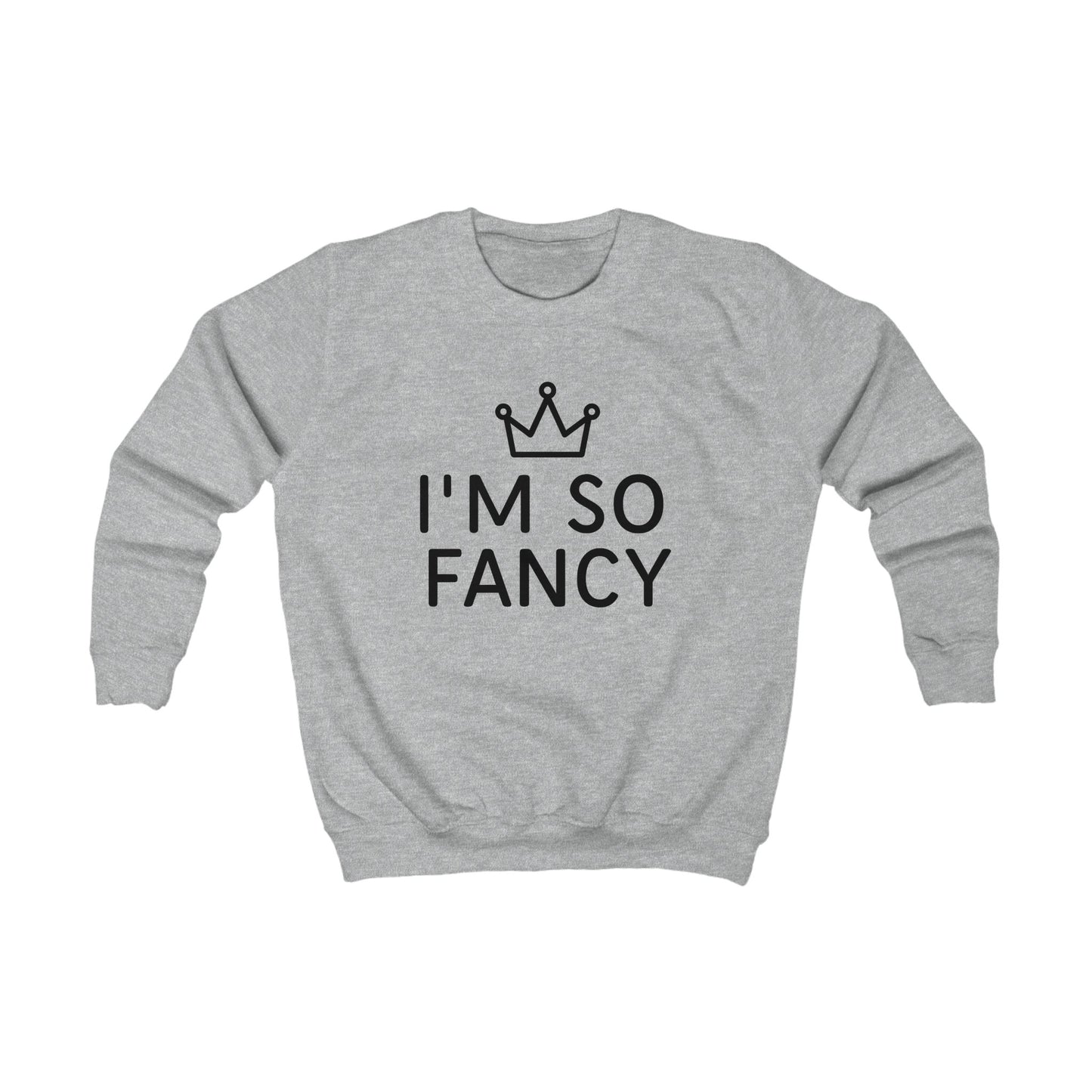 Trendy Kids Sweatshirt with 'I'm So Fancy' Design, Cozy Fashion for Girls and Boys, Ideal Gift for Birthdays and Holidays, Stylish [...]
