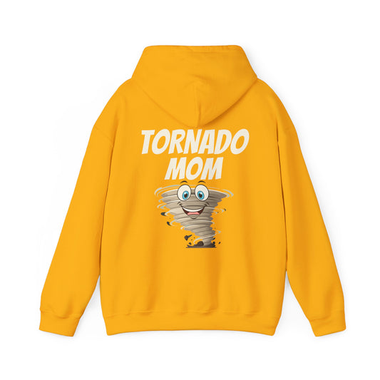 Tornado Mom Hooded Sweatshirt, Cozy Pullover for Weather Lovers, Gift for Moms, Fun Graphic Hoodie, Perfect for Casual Wear, Storm [...]