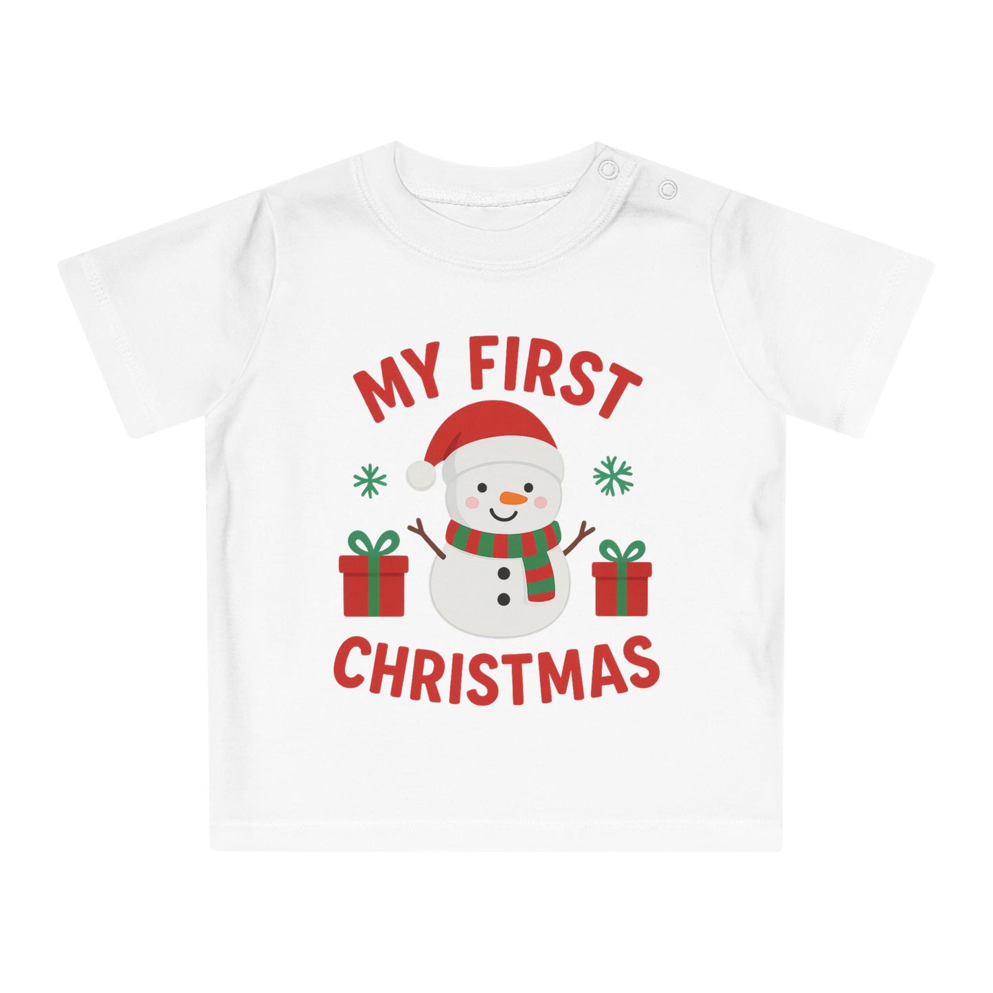 Baby-T-Shirt „Mein erstes Weihnachten“
