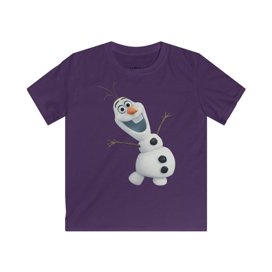 Kids Olaf Tee, Fun T-Shirt for Children, Cute Kids Apparel, Birthday Gift, Character Shirt, Playful Youth Clothing